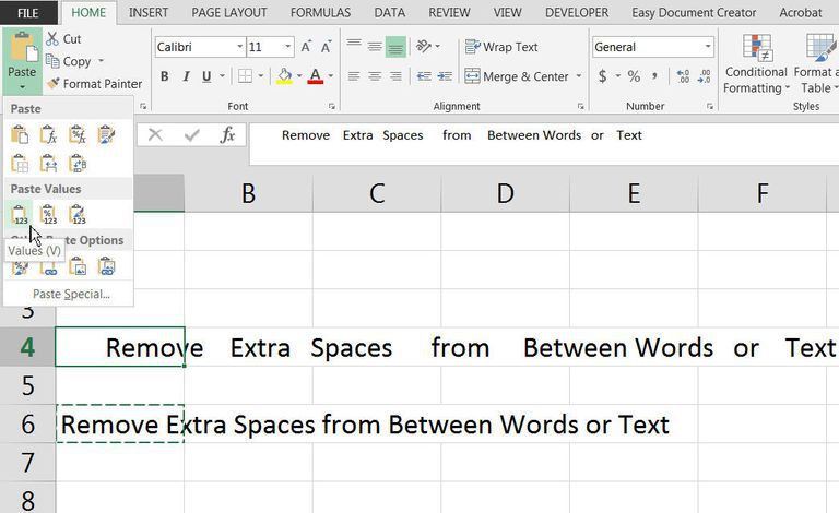 Apprenez à supprimer les espaces supplémentaires d'Excel en utilisant TRIM