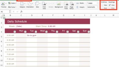 Comment imprimer les grilles et les rubriques sur votre feuille de calcul Excel