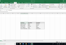 Comment séparer le prénom et le nom de famille dans Excel