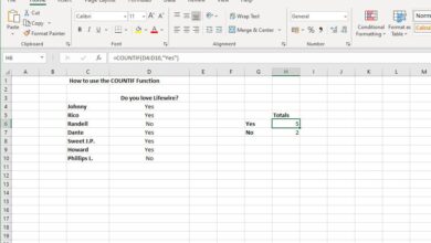 Comment utiliser la fonction COUNTIF dans Excel