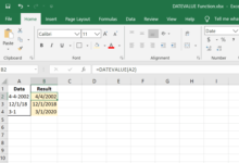 Comment utiliser la fonction DATEVALUE d'Excel