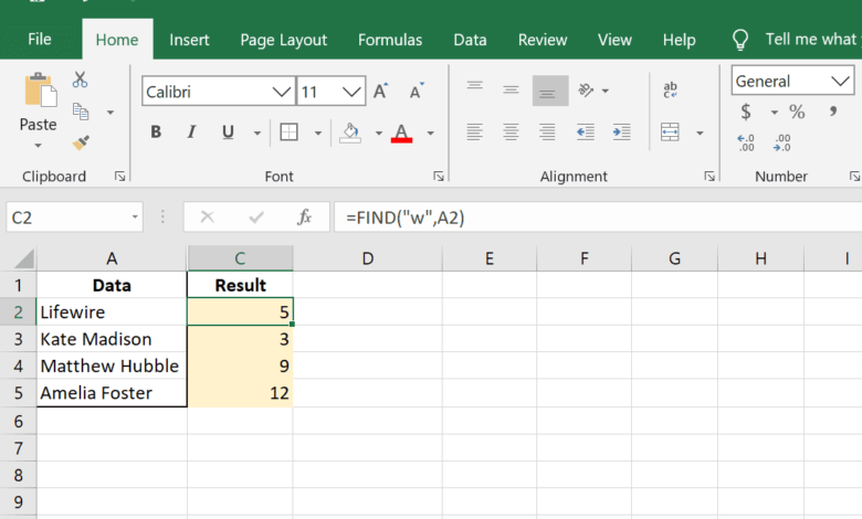 Comment utiliser la fonction FIND d'Excel
