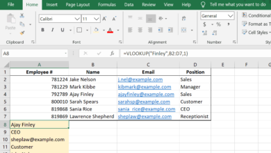 Comment utiliser la fonction VLOOKUP dans Excel