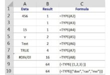 Comment vérifier le type de données dans une cellule Excel