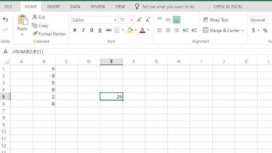 Somme des colonnes ou des lignes avec la fonction SOMME d'Excel