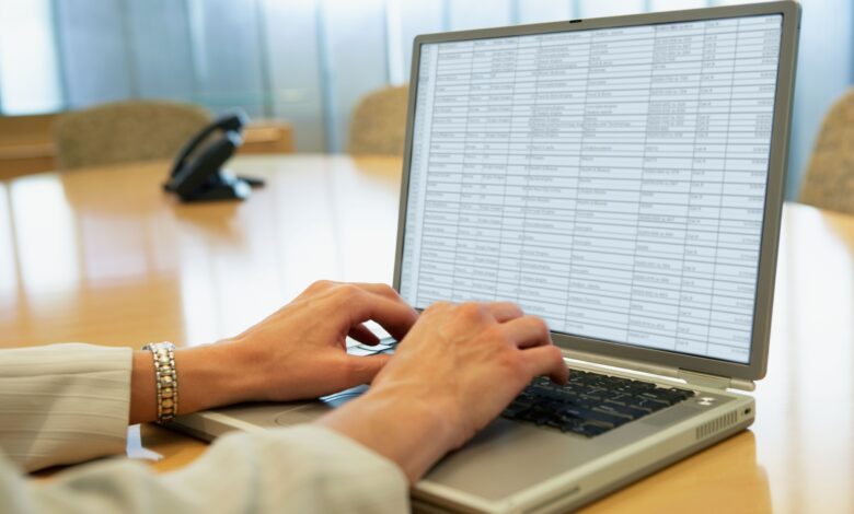 Types de données des tableurs Excel