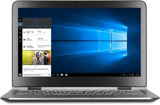 Ordinateur portable Windows 10 avec Cortana
