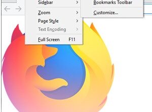 Barre de menu Fichier affichée dans Firefox.