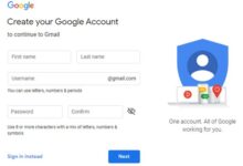 Créer un compte Gmail