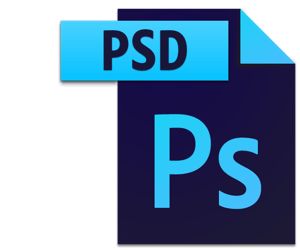 Icône du fichier PSD