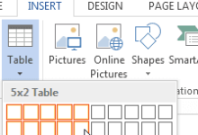 Comment insérer un tableau dans Microsoft Word 2013