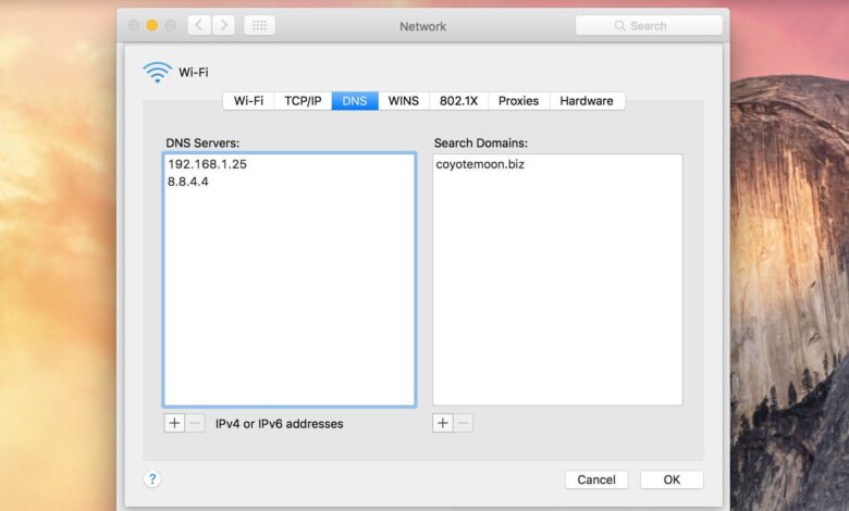 Comment modifier les paramètres DNS de votre Mac