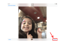 Comment récupérer ou supprimer une photo sur l'iPad