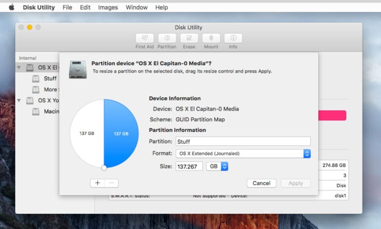 Comment redimensionner un volume Mac avec un utilitaire de disque