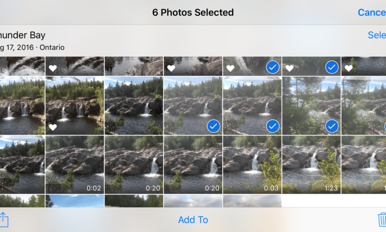 Comment sélectionner rapidement plusieurs photos dans iOS