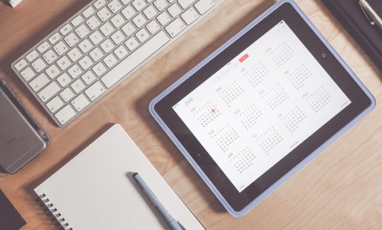 Comment utiliser le calendrier iPad