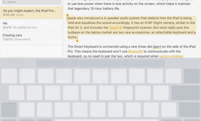 Comment utiliser le trackpad virtuel sur l'iPad