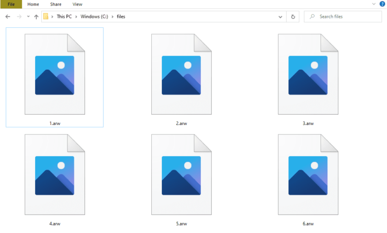 Dossier ARW (Qu'est-ce que c'est et comment en ouvrir un)