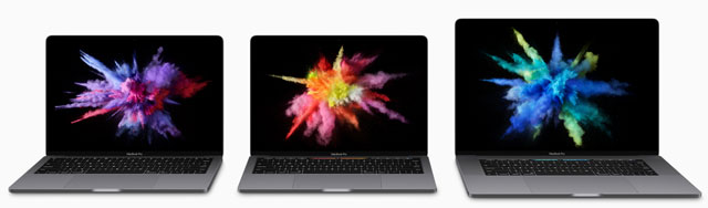 La gamme MacBook d'Apple