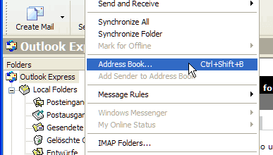 Sauvegarder ou copier votre carnet d'adresses Outlook Express