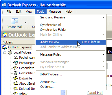 Sauvegarder ou copier votre carnet d'adresses Outlook Express