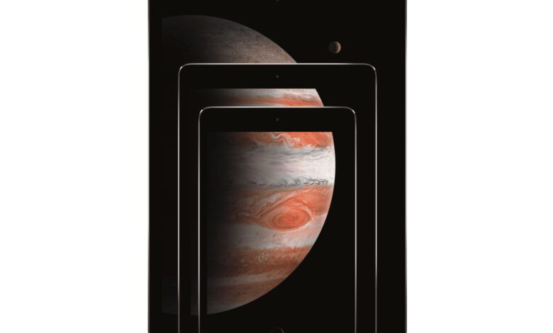 Une liste des applications iPad d'Apple