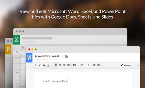 Visualiser et modifier des documents Office avec Google