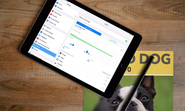 Comment trouver les applications iPad qui utilisent le plus de batterie