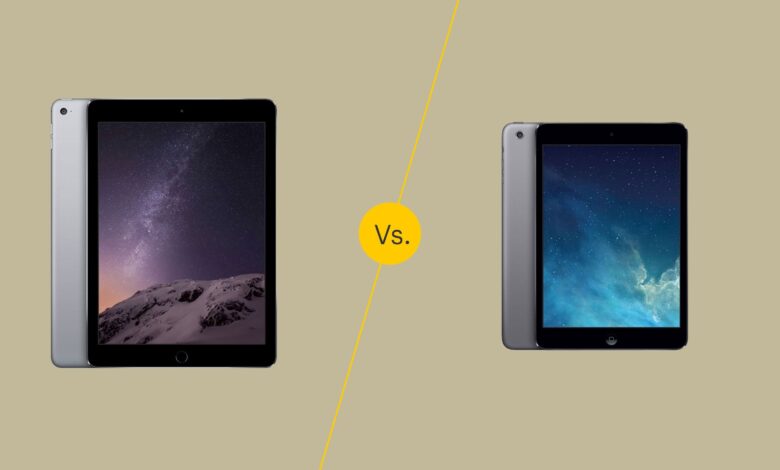 iPad 2 vs. iPad Mini 2