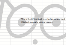 Comment ajouter un filigrane à une feuille de calcul dans Microsoft Excel 2013