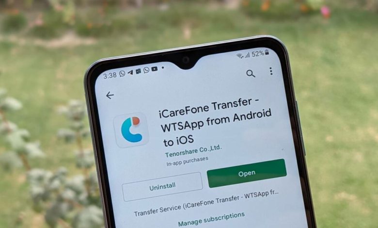 Examen du transfert iCareFone : transférer WhatsApp d'Android vers iOS