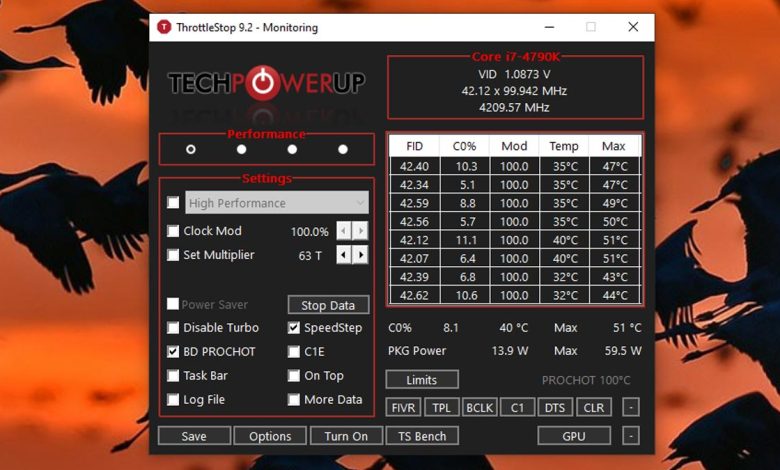Comment sous-volter votre CPU avec Throttlestop sous Windows