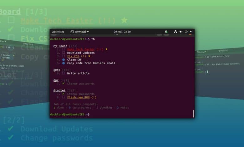 Comment gérer vos tâches dans le terminal avec Taskbook