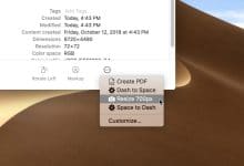 Création et utilisation d'actions rapides dans macOS Mojave