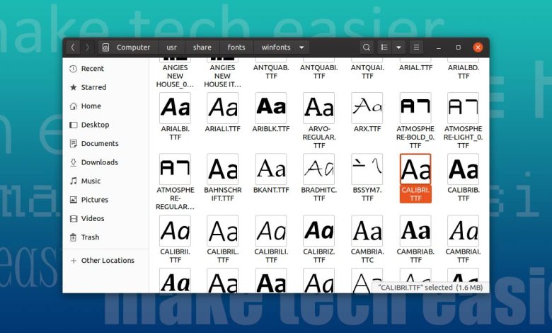 Comment installer les polices Microsoft Truetype sous Linux