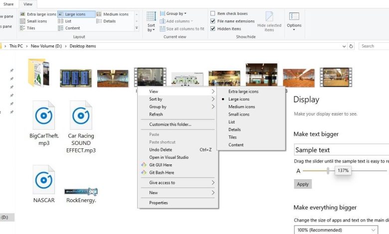 Comment redimensionner les icônes du bureau, les polices et autres éléments d'affichage dans Windows 10