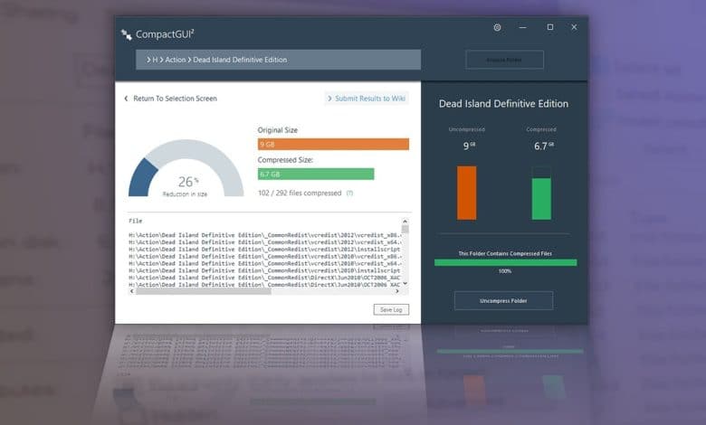 Comment libérer de l'espace sur votre disque dur avec CompactGUI