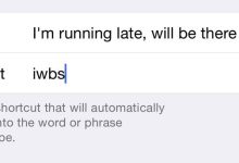 Soyez plus productif avec les raccourcis texte dans iOS