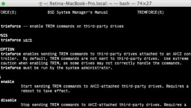 Comment activer TRIM pour les SSD tiers sur Mac