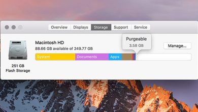 Utilisez l'espace purgeable de macOS Sierra pour optimiser l'espace du disque dur
