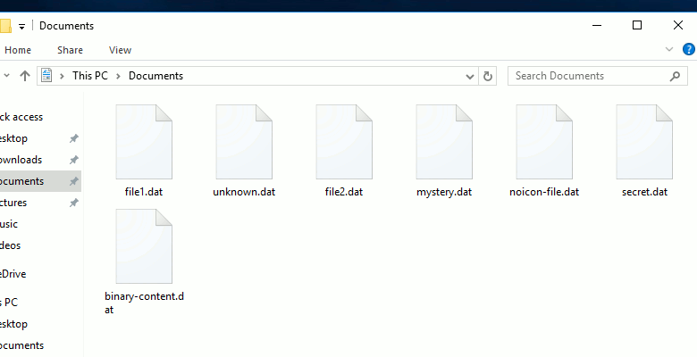 Comment ouvrir les fichiers DAT dans Windows 10