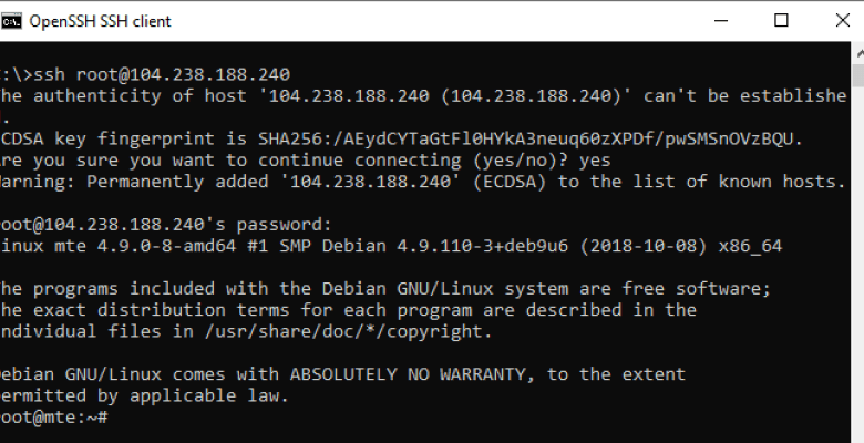 Comment utiliser le client OpenSSH de Windows 10 au lieu de PuTTY