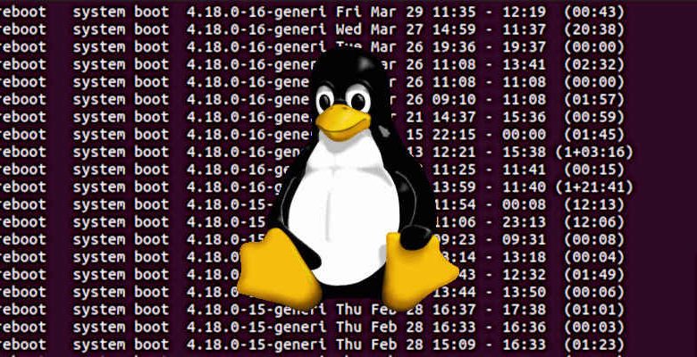 Comment vérifier la date d'arrêt et de redémarrage sous Linux