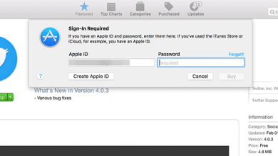 Ignorer l'invite de mot de passe pour les applications gratuites dans le Mac App Store