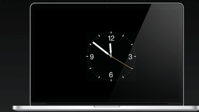 Définir le cadran de la montre Apple Clock comme économiseur d'écran sur Mac