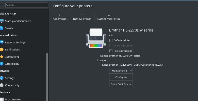 Comment configurer une imprimante sous Linux