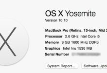 Vérifiez la version de votre Mac sous OS X