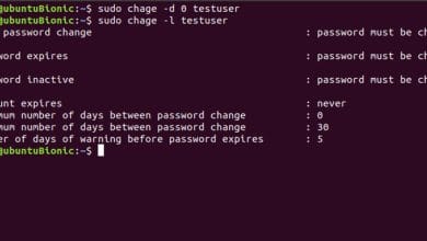 Comment forcer l'utilisateur à changer de mot de passe sous Linux