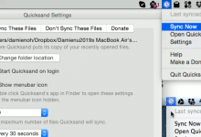 Quicksand : synchronisez automatiquement vos fichiers récemment ouverts [Mac]