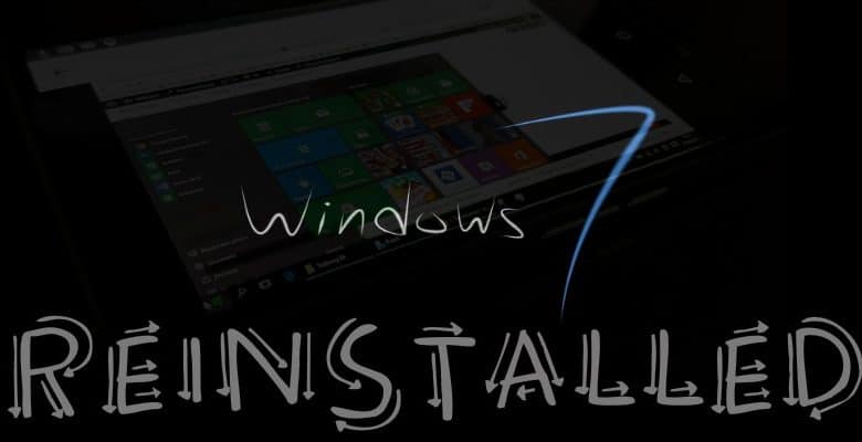 Comment rétrograder Windows 10 et réinstaller Windows 7